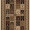 Edge Collections - 8' X 11' - Beige - Oriental Design Area Rug for Cozy Spaces - 1 Piece